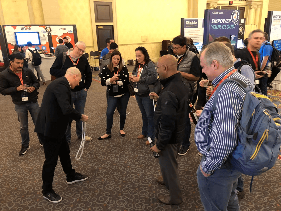 Mike King engaging attendees during a conference session