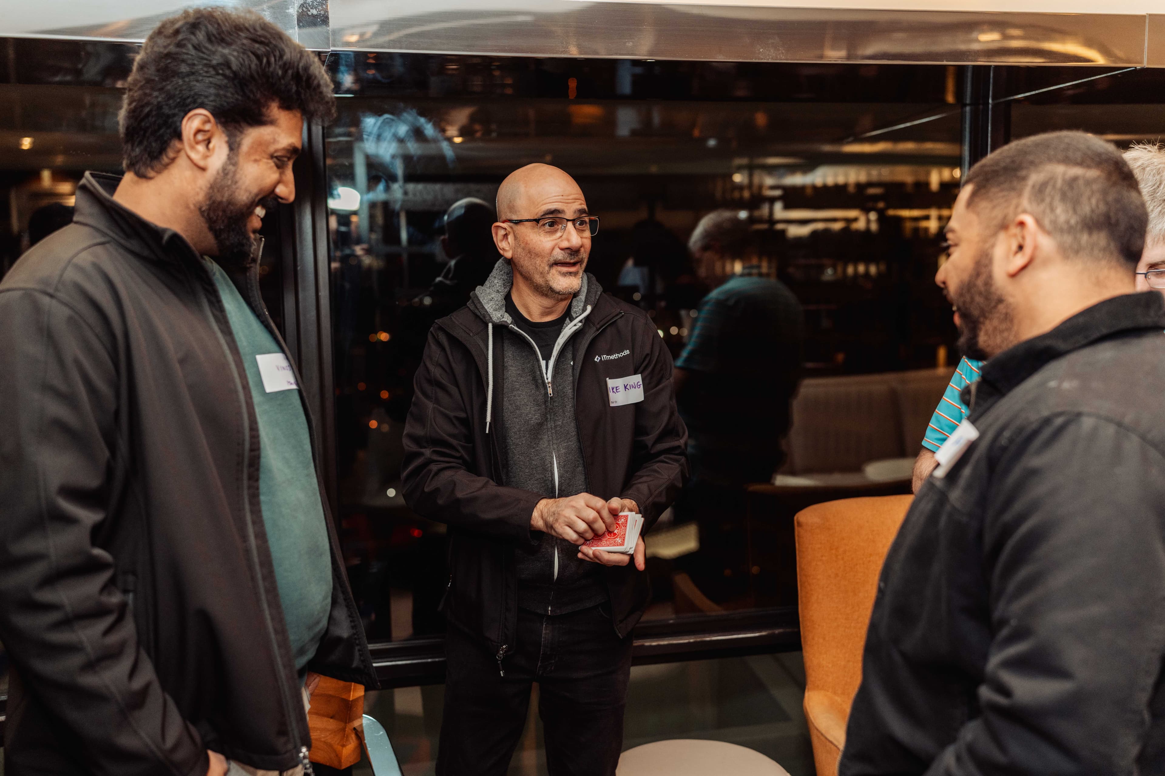 Mike King at a technology conference