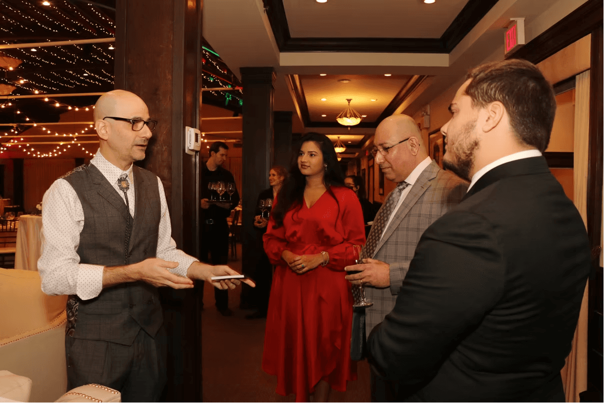 Mike King at an executive reception